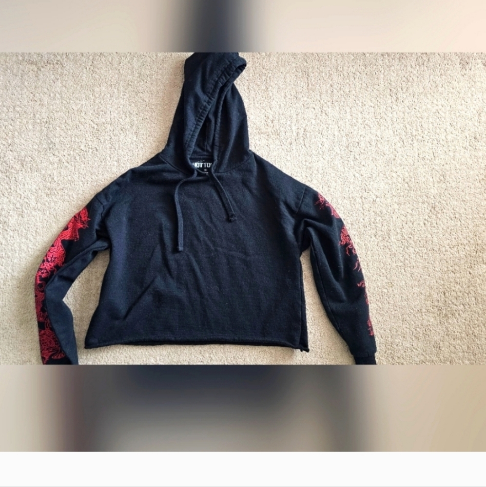 Hot Topic, Black and Red Women's Hoodie